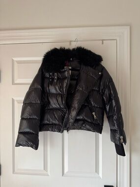Moncler Foulque Black Puffer Jacket